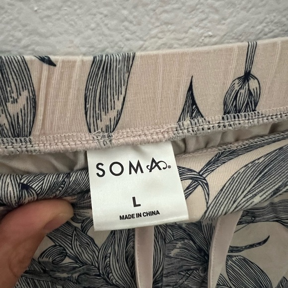 SOMA | Matching blue floral cami & short set. - Picture 4 of 8